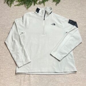 The North Face Flash Dry Fleece Gorpcore Camping 1/4 Zip Sweatshirt Sz M EUC B2